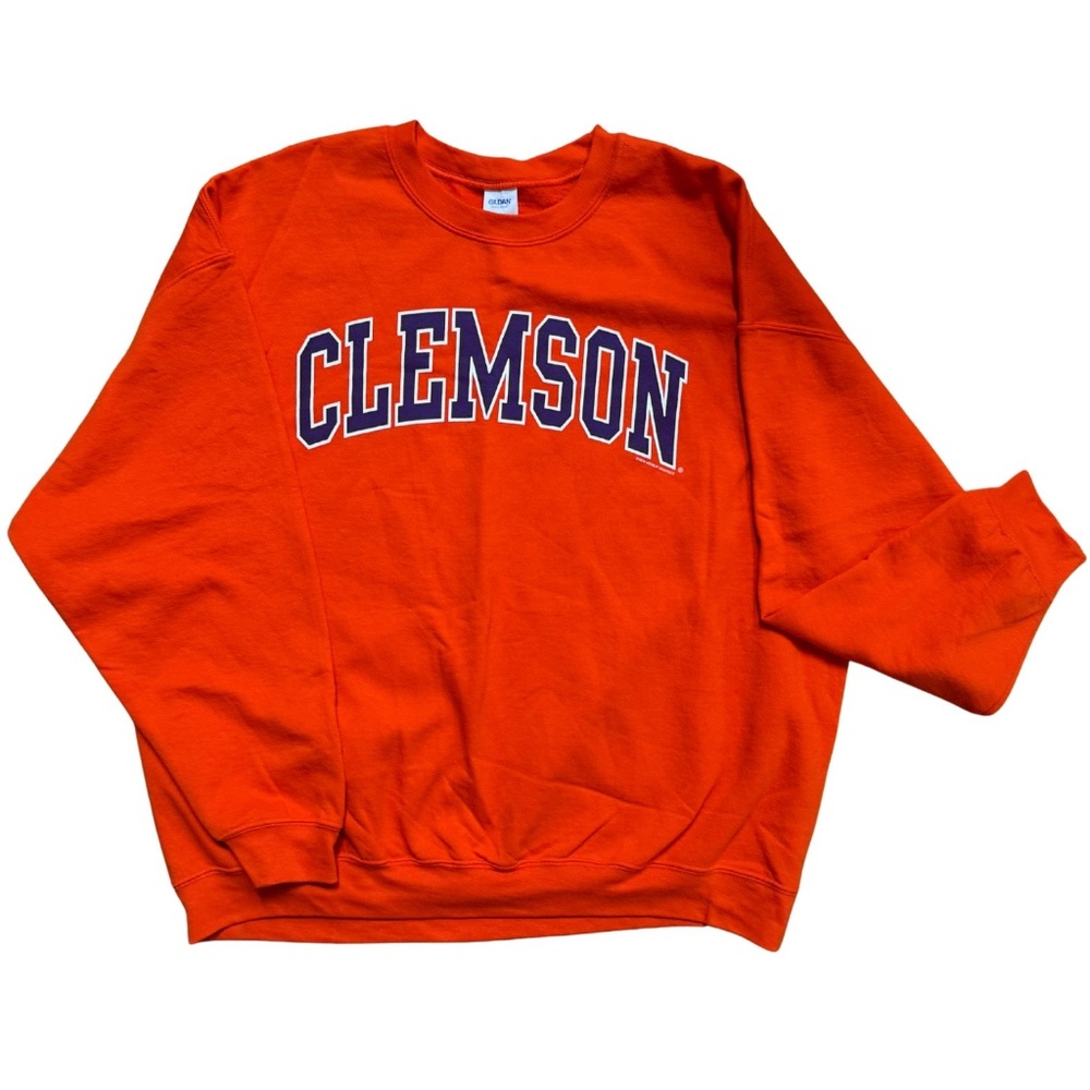 🧡 Game Day Ready! XXL Clemson Tigers Orange Crew Neck Sweatshirt